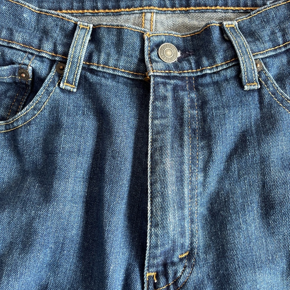 Levi’s 505 Regular Fit Blue Jeans 33x30 Used - Picture 4 of 9